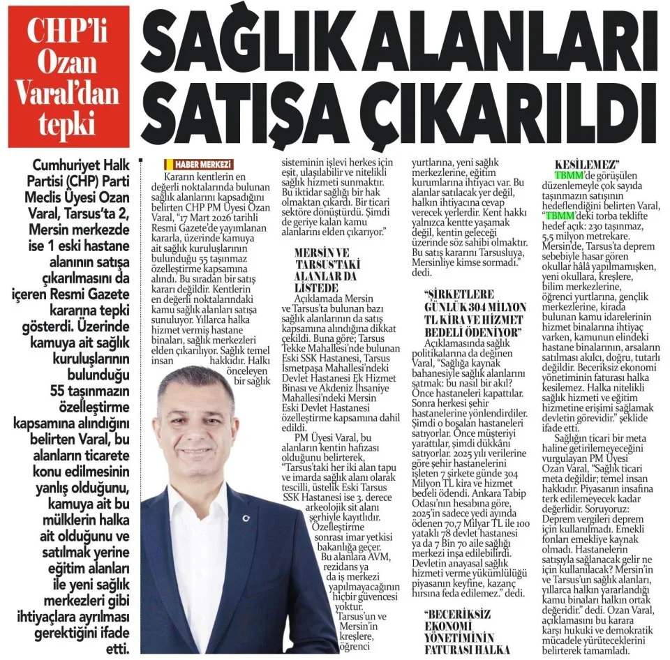 İFADE ÖZGÜRLÜĞÜ TEHDİT ALTINDA — gazete kupürü