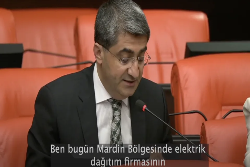 Mardin Bölgesinde Elektrik Dağıtım Firmasının Düzensiz Kesintileri Nedeniyle Söz Aldım