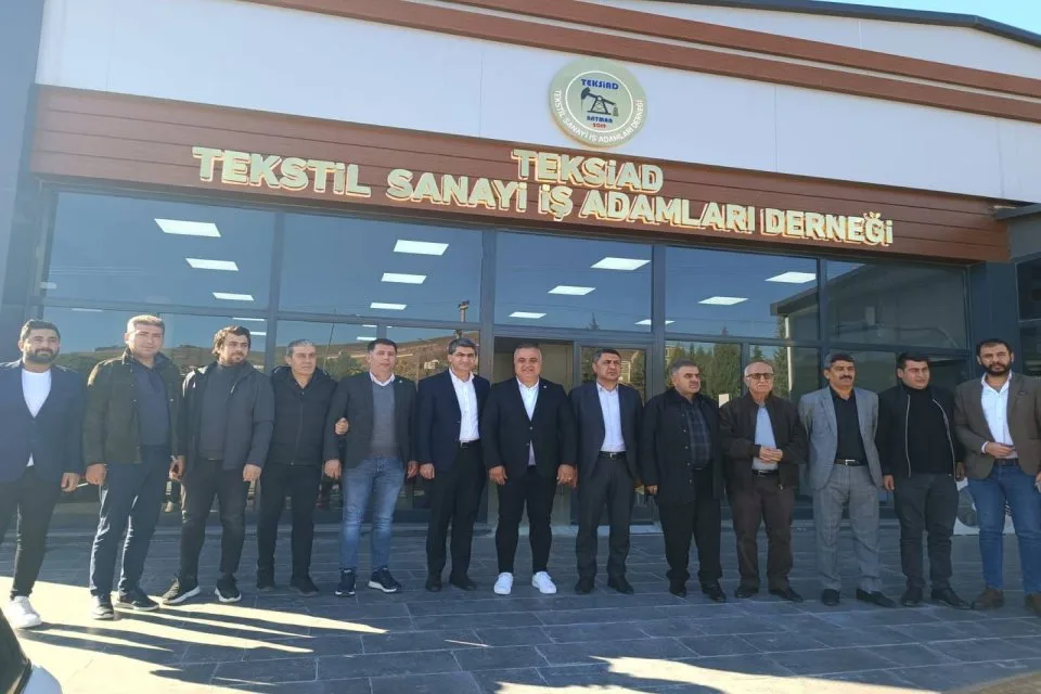 Batman il başkanımız Sehmus Yılmaz ve heyeti ile  Batman tekstil Sanayi işadamları derneğini ziyaret ettik
