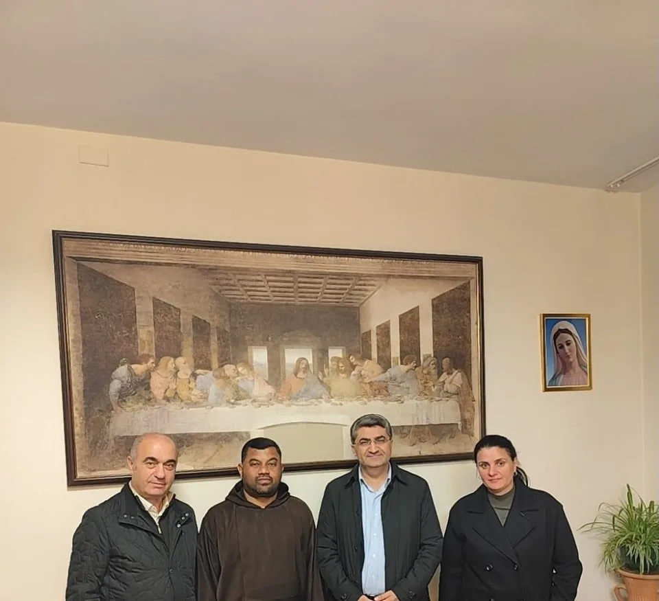 Mersin’de Paduali Aziz Antuan Latin Katolik Kilisesi/Kapusan Manastırı’nda Peder Roisten De Suza’yı ziyaret ettik