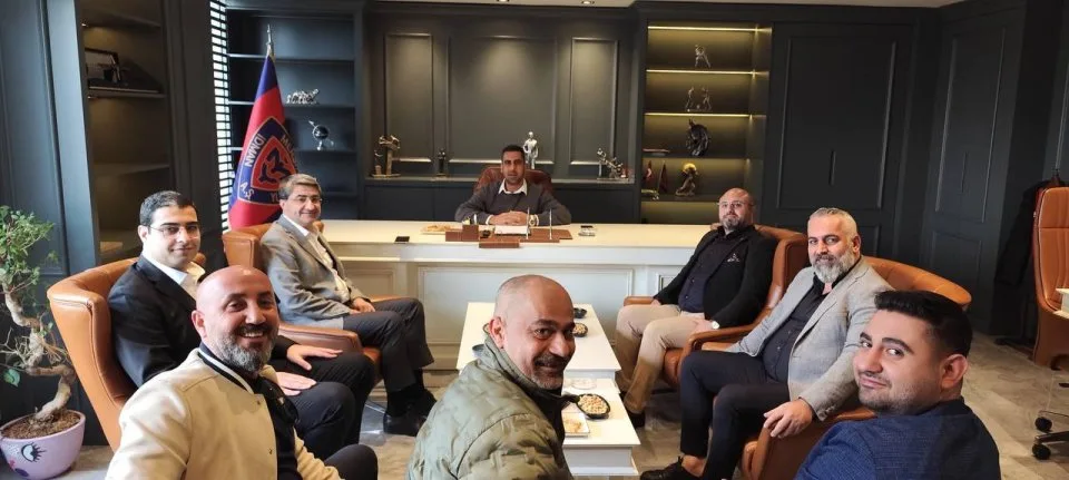 Özdemir Grup Yönetim Kurulu Başkanı ve Mersin İdman Yurdu Spor Kulübü Başkanı olan Servet Özdemir’e hayırlı olsun ziyareti