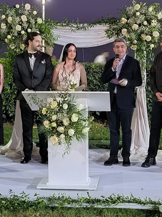 Çağdaş ve Vildan’ın nikâh törenine katılarak mutluluklarına ortak olduk.