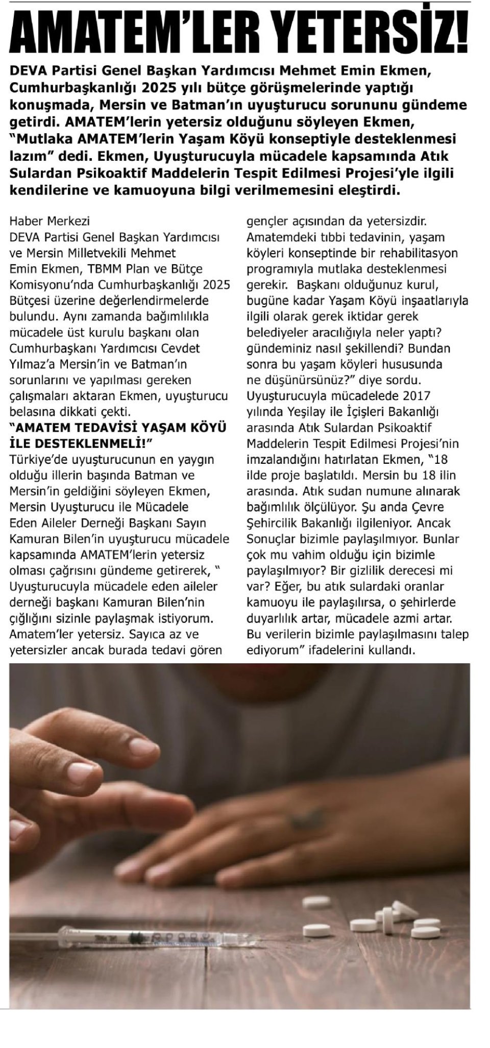 AMATEM'LER YETERSİZ!