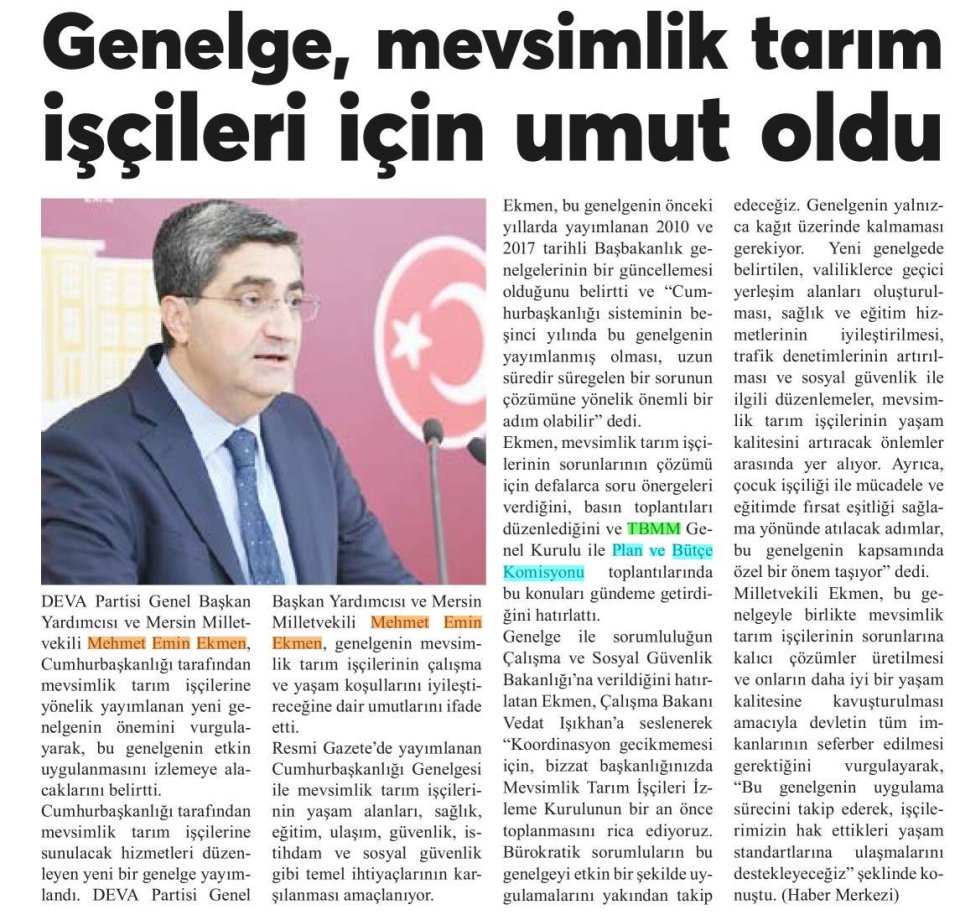 GENELGE, MEVSİMLİK TARIM İŞÇİLERİ İÇİN UMUT OLDU