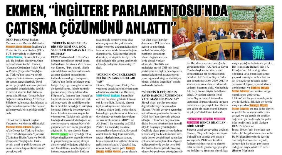 İNGİLTERE PARLAMENTOSUNDA ÇATIŞMA ÇÖZÜMÜ