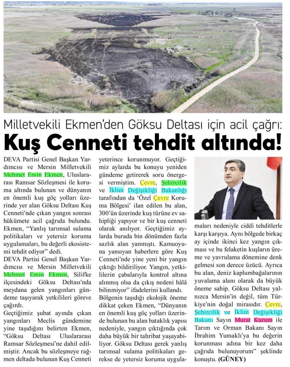 KUS CENNETİ TEHDİT ALTINDA!