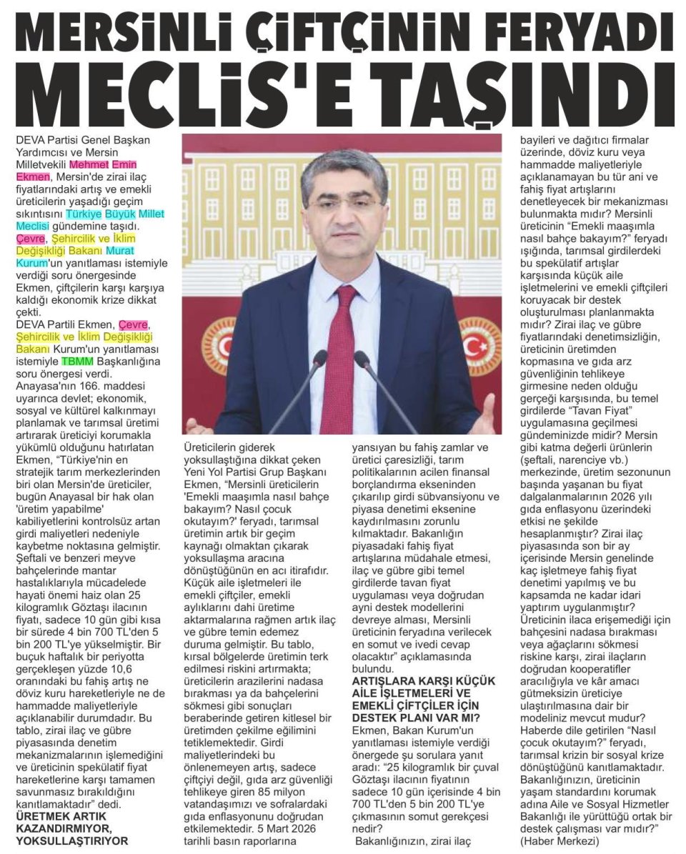 TARIMDA 'GÖZTAŞI' İSYANI