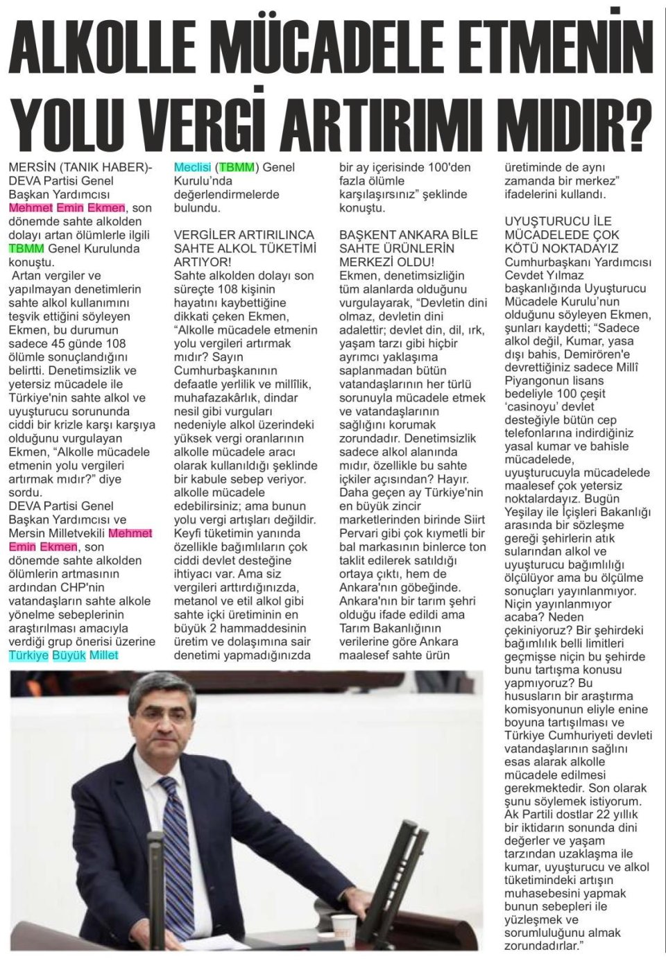 VERGİ ARTIŞI SAHTE ALKOL SORUNUNU BÜYÜTÜYOR!