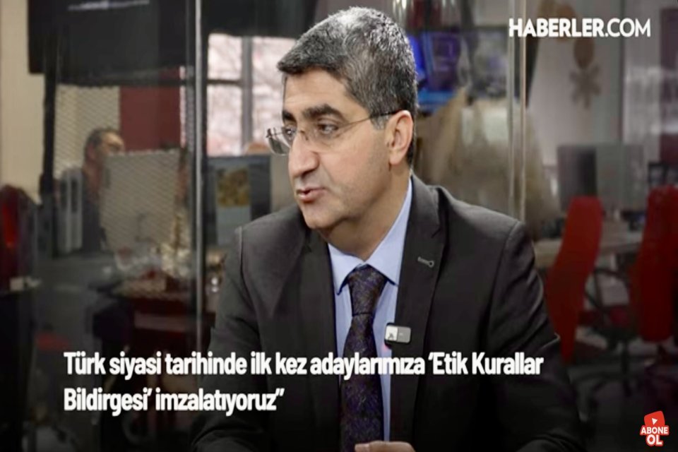 Ekmen: “DEVA Partisi adaylarına Etik Kurallar bildirgesi imzalattık”