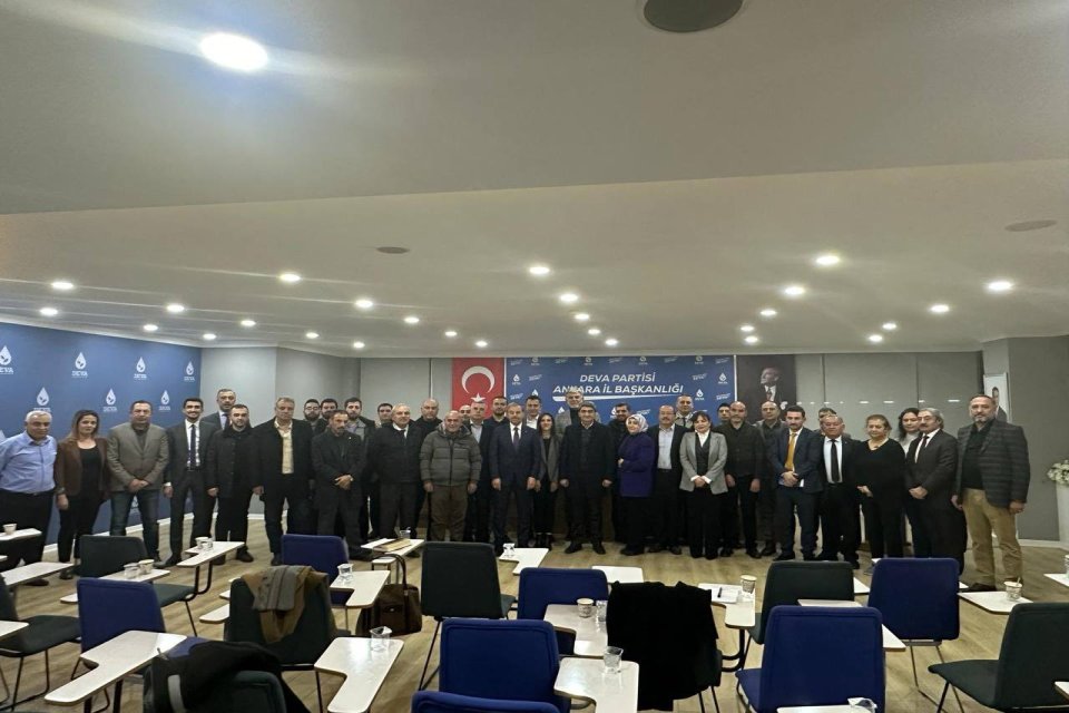 Ekmen, DEVA Partisi Ankara İl Teşkilatı ile buluştu