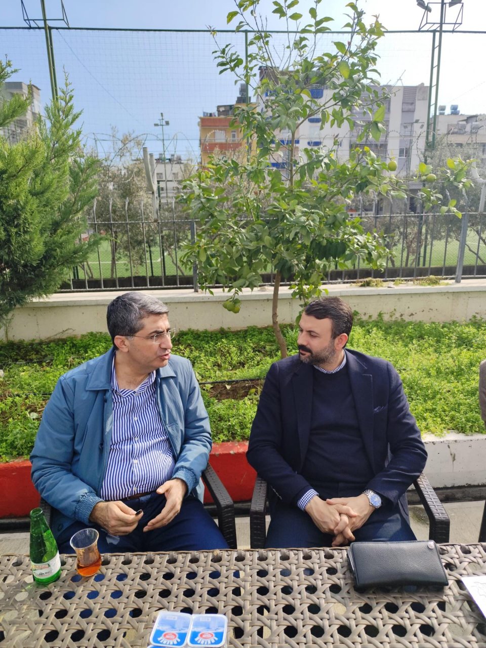 Akdeniz Belediyesi Eş Başkanı Hoşyar Sarıyıldız ziyareti