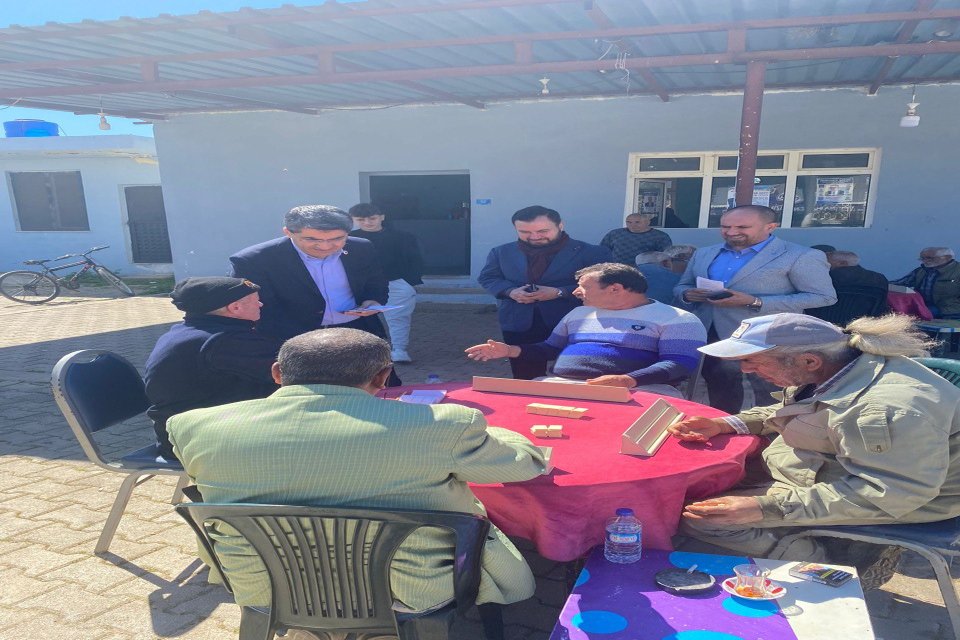 Atatürk Mahallesinde Kahvehane Ziyareti