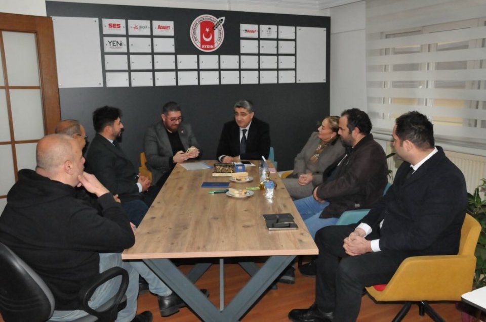 Aydın Büyükşehir Gazeteciler Cemiyeti ziyareti