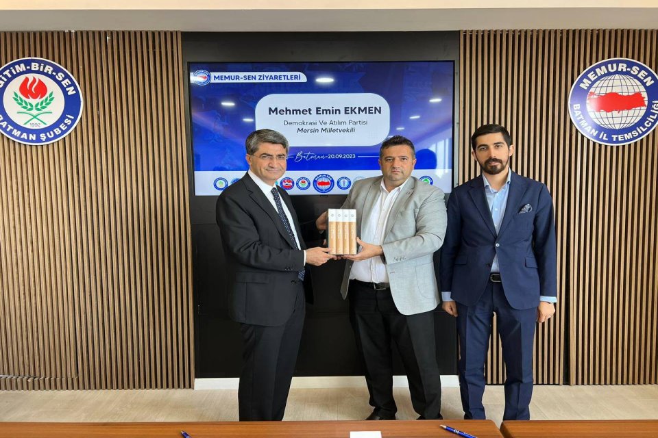 Batman Memur Sen il temsilciliğini ziyaret ettik.