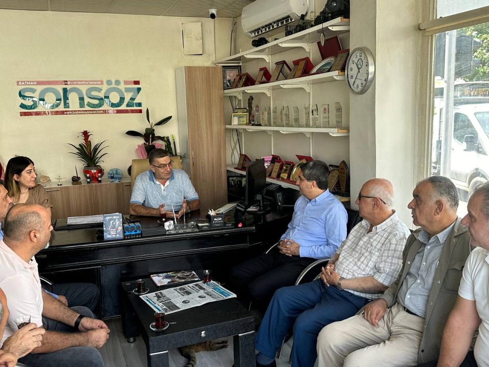 Çalışan Gazeteciler Cemiyeti Başkanı Sayın Ercan Atay ve üyelerini ziyaret ettik.