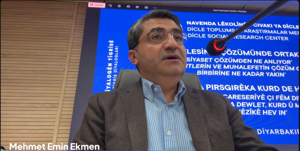 Ekmen: Kürt Meselesinin Çözümünde Ortaklaşmak ve Siyasetin Güçlendirilmesi - DİTAM 02.03.2025