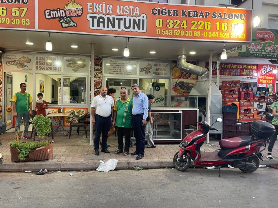 Emin kebap sahibi Emin Doğan’ın davetine icabet ettik