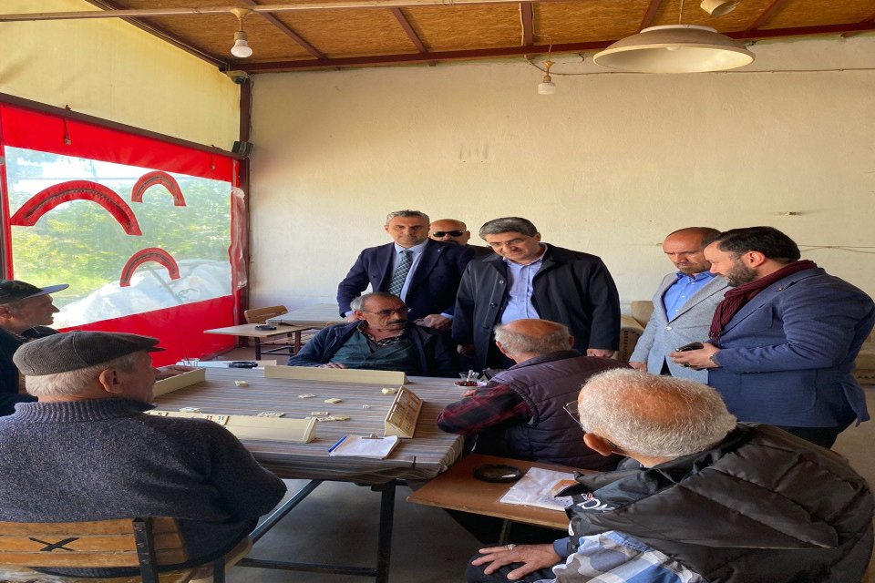 Güzelyurt Mahallesinde Kahvehane Ziyareti