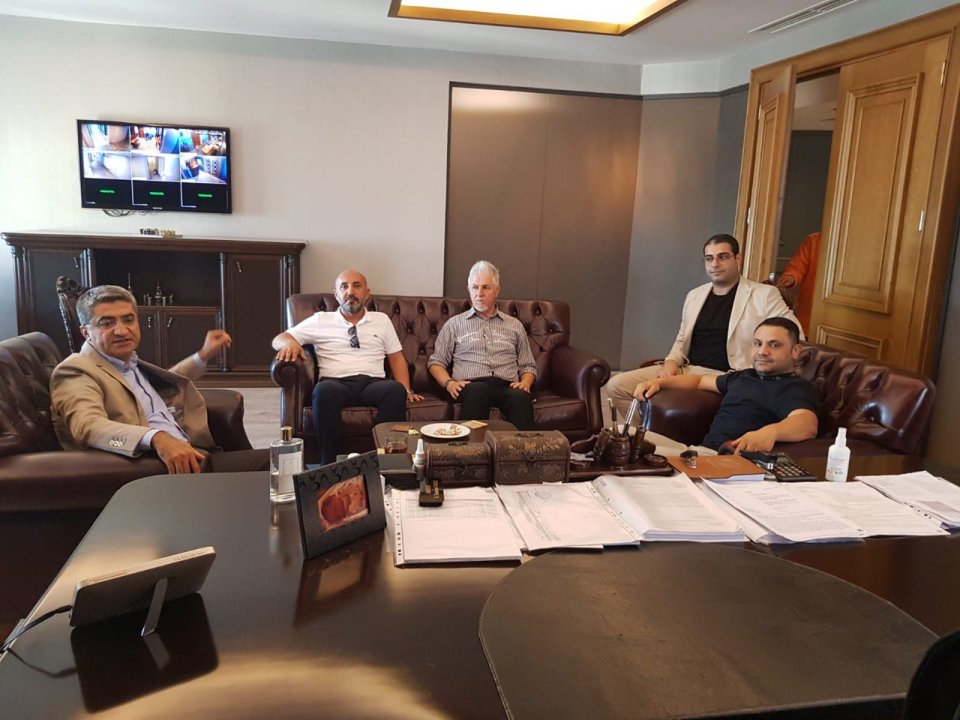 Hemşehrimiz, çocukluk arkadaşım avukat Ömer Ayaz’ı ofisinde ziyaret ettim.