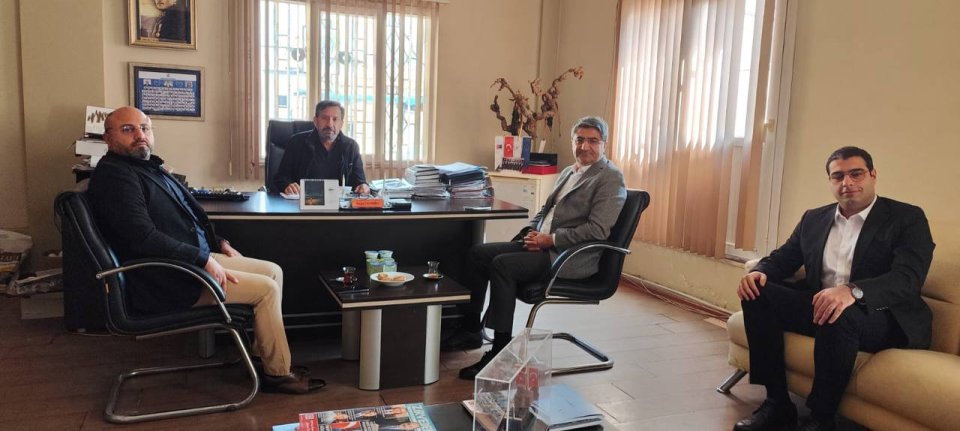  Kanal 33 Tv sahibi Turgay Demirtaş'a Taziye Ziyareti