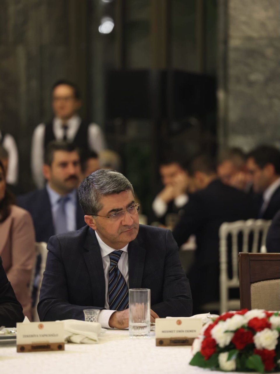 Meclis Başkanımız Sn. Numan Kurtulmuş’un davetiyle, Türkiye Büyük Millet Meclisi Şeref Holü’nde düzenlenen Cumhurbaşkanı Sn. Erdoğan’ın da teşrif ettiği iftar programına katıldık