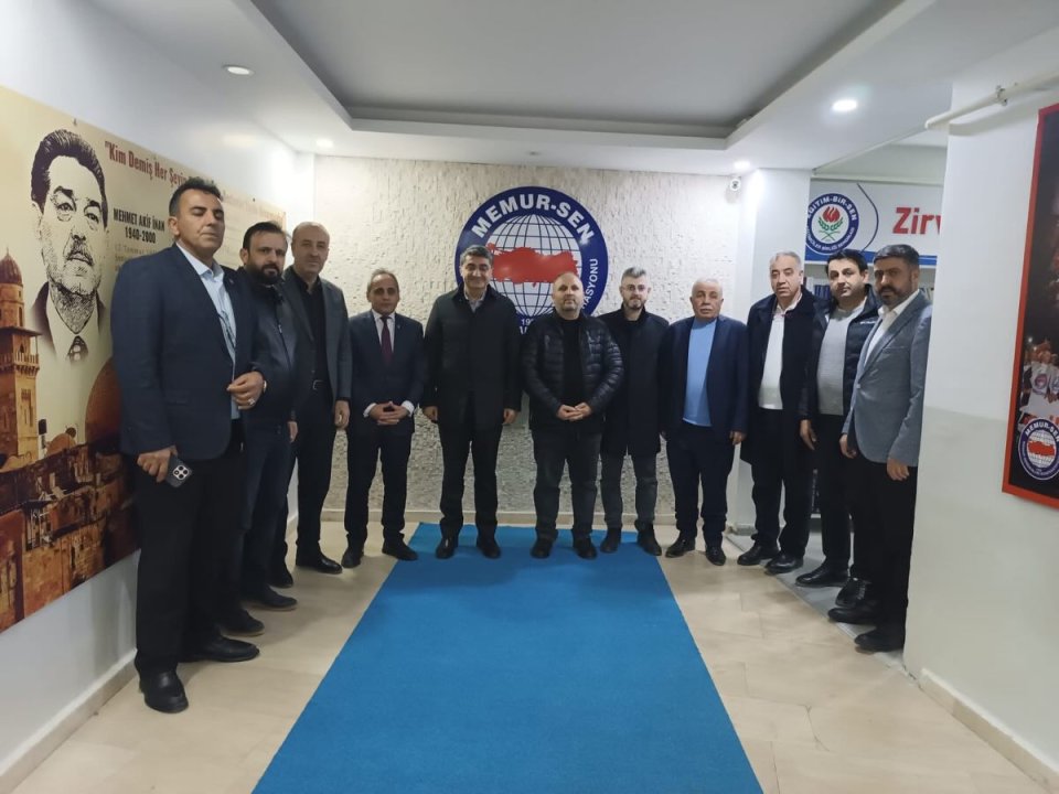Memur-Sen Mardin Şubesi’ ziyareti