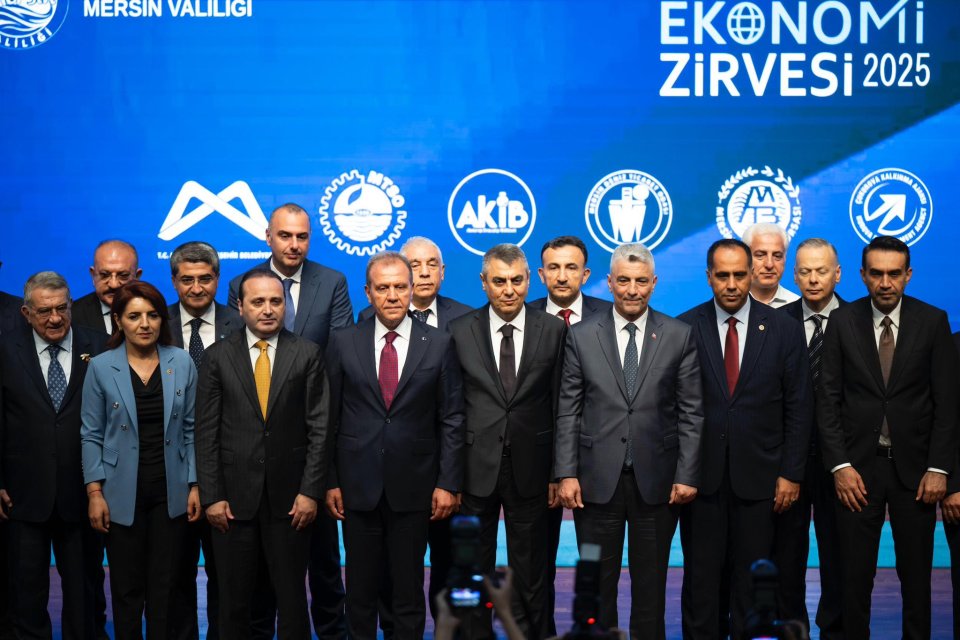 Mersin Ekonomi Zirvesine katıldık.