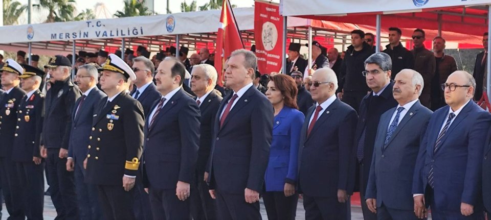 Mersin’in düşman işgalinden Kuruluşunun 103. yıl dönümü kutlama programına katılım sağladık.