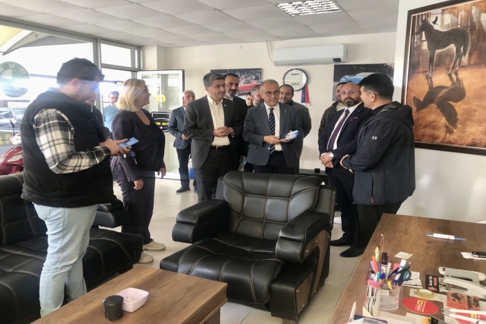 Mersin Oto Galericiler Sitesi Esnaf Ziyareti