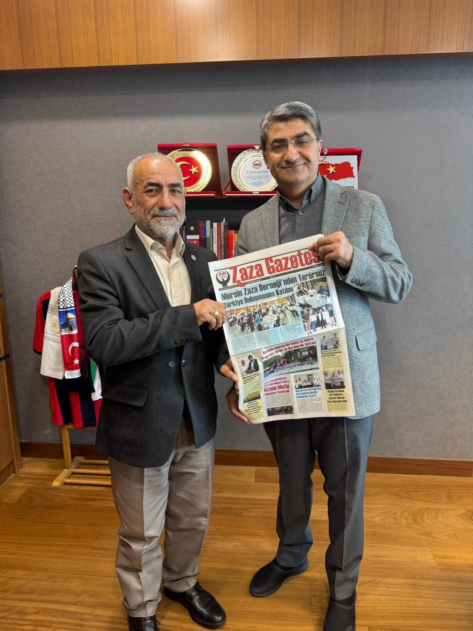 Mersin Zaza Dil, Kültür ve Tarih Derneği Yönetim Kurulu Başkanı Sayın Cuma Karaağaç’ı TBMM ofisimde ağırladım