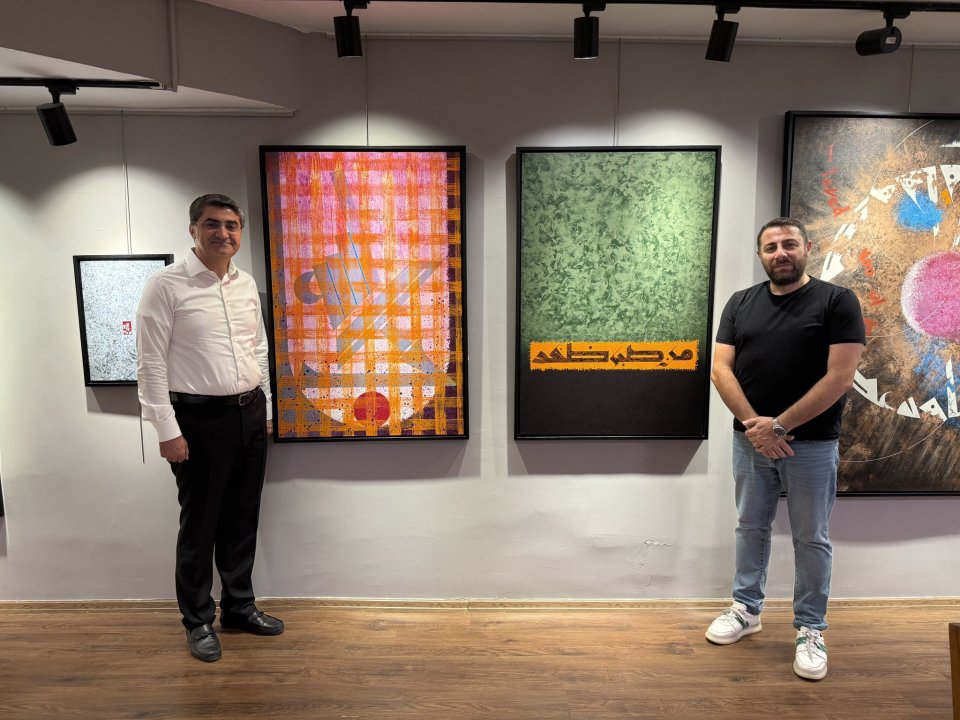 Muhammed Mağ hocanın Ankara agora sanat galerisin’deki sergisini ziyaret ettik.