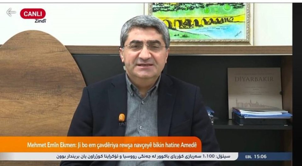  Rudaw TV canlı yayına katılarak gelişmeleri ve ziyaretlerimizi değerlendirdik.