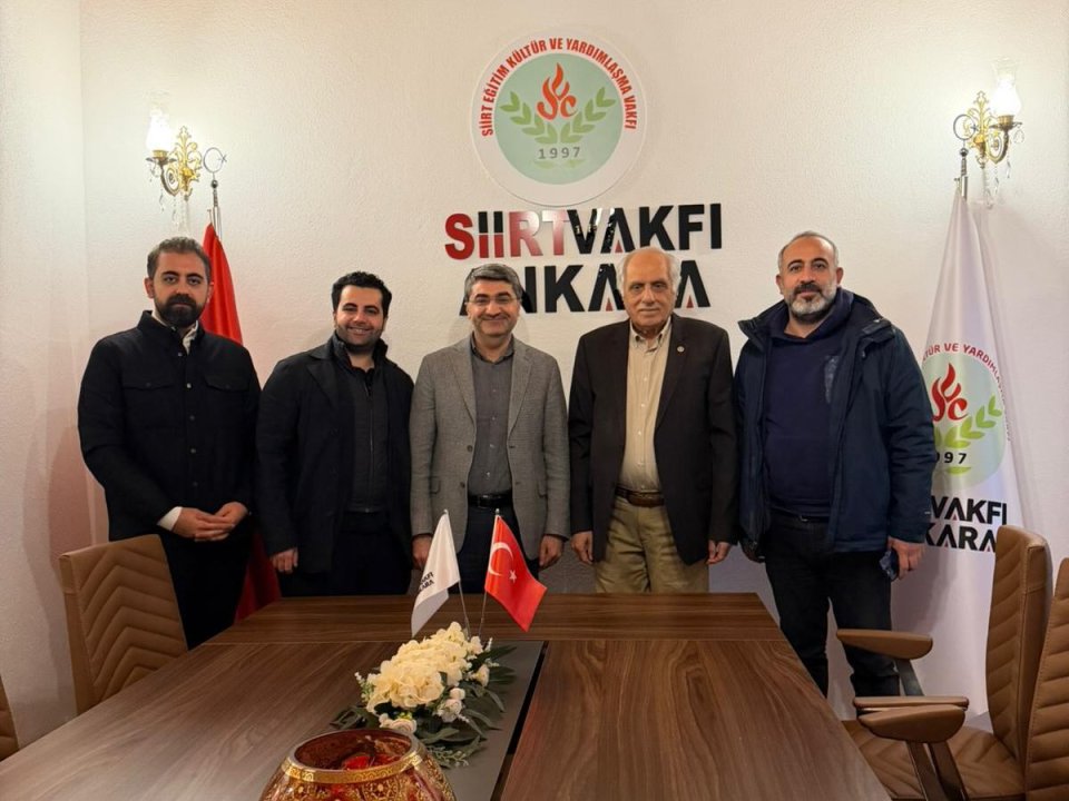 Siirtliler Vakfı’nın Ankara Şubesi Başkanı kıymetli ağabeyimiz ve milletvekilimiz Afif Demirkıran’ı ziyaret ettim